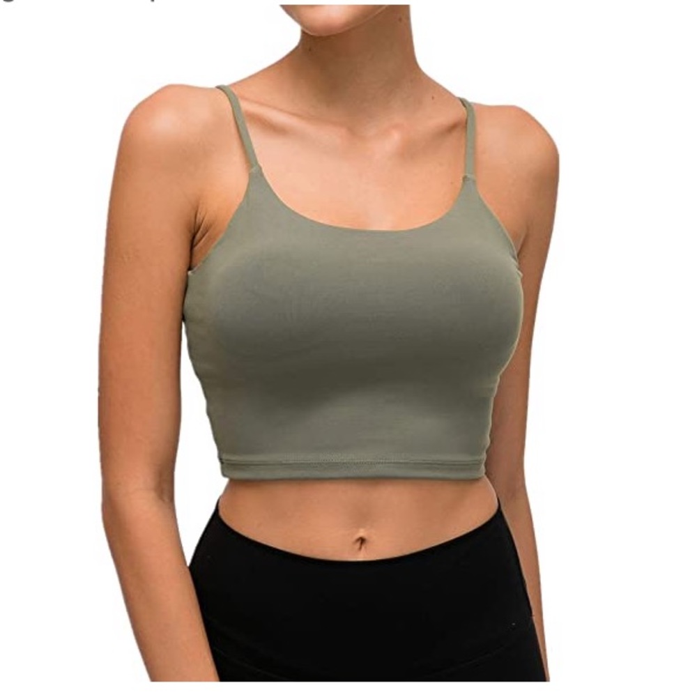 Padded sports top